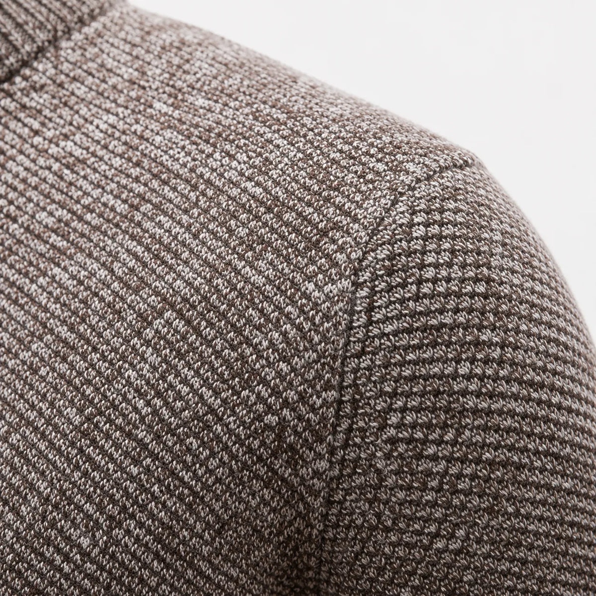 Men's Zip-up Jumper with Mock Neck – Style 3