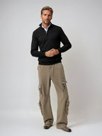 Men's Classic Half-Zip Jumper – Soft Knit