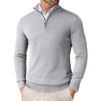 Men's Classic Half-Zip Jumper – Soft Knit