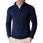 Men's Classic Half-Zip Jumper – Soft Knit