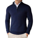 Men's Classic Half-Zip Jumper – Soft Knit