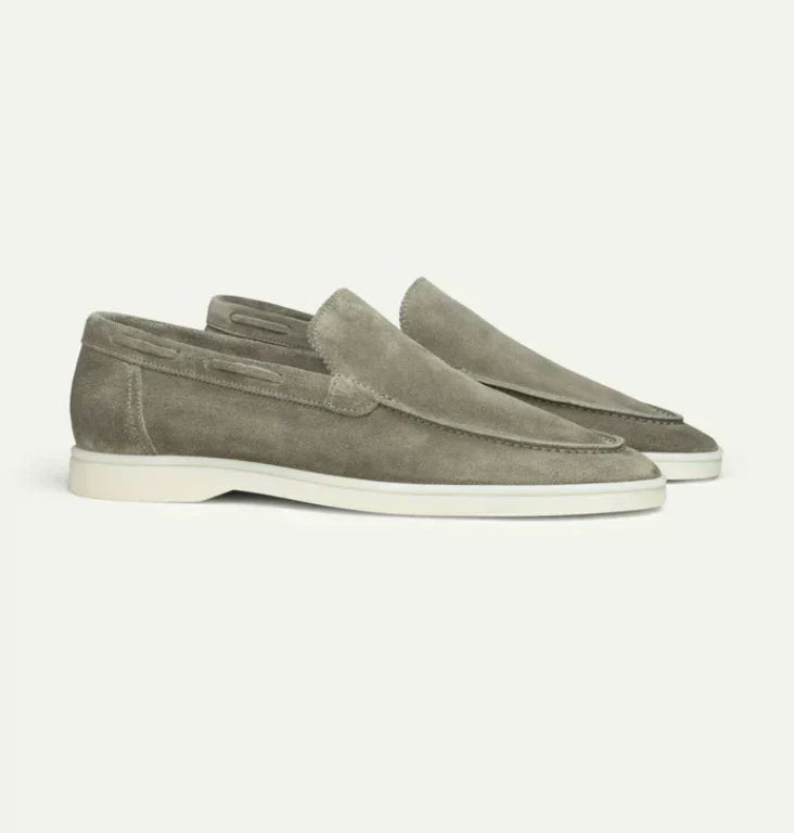Men's Suede-Look Slip-On Loafers – Six Colours