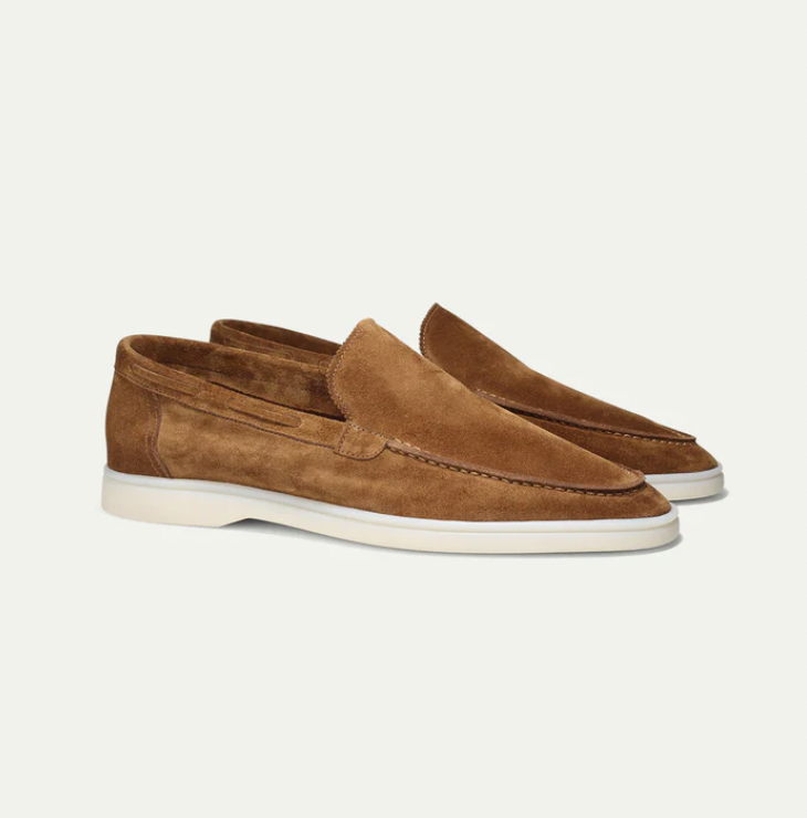 Men's Suede-Look Slip-On Loafers – Six Colours