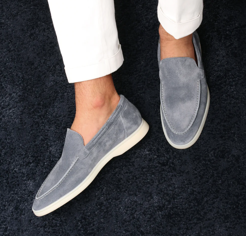 Men's Suede-Look Slip-On Loafers – Six Colours