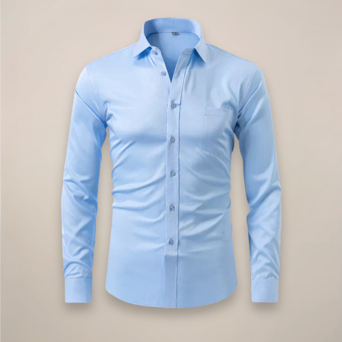 Men's Wrinkle-Free Formal Shirt – Point Collar, Twelve Colours