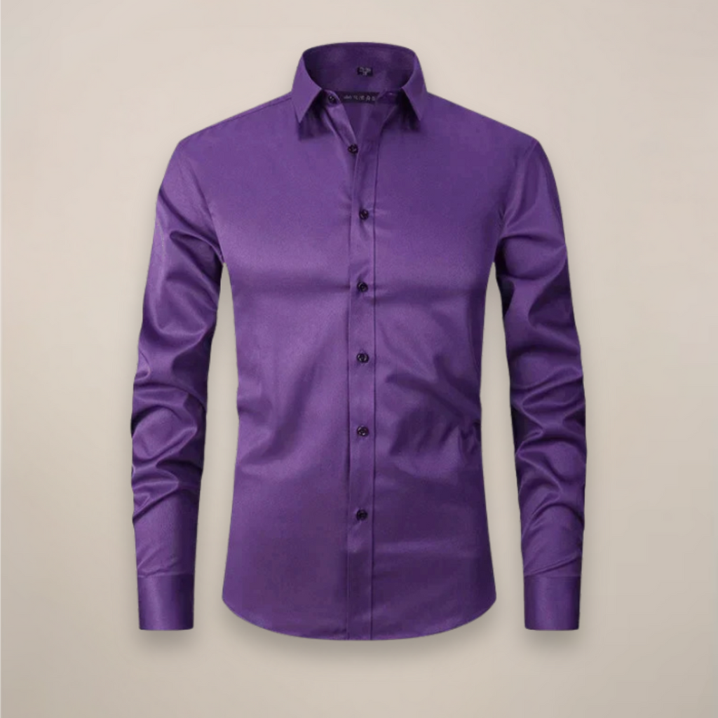 Men's Wrinkle-Free Formal Shirt – Point Collar, Twelve Colours