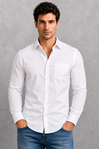 Men's Wrinkle-Free Formal Shirt – Point Collar, Twelve Colours
