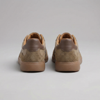 Men's Retro Lace-Up Trainers – Cushioned, Breathable Mesh Panels