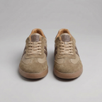 Men's Retro Lace-Up Trainers – Cushioned, Breathable Mesh Panels