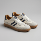 Men's Retro Lace-Up Trainers – Cushioned, Breathable Mesh Panels