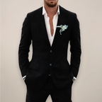 Men's Lightweight Single-Breasted Suit – Two-Piece Summer Tailoring