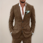 Men's Lightweight Single-Breasted Suit – Two-Piece Summer Tailoring