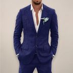 Men's Lightweight Single-Breasted Suit – Two-Piece Summer Tailoring