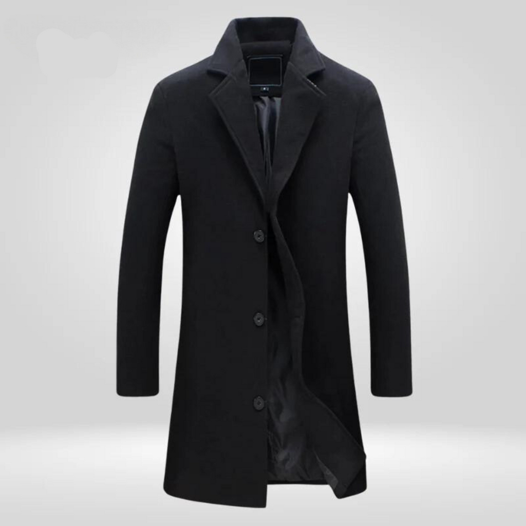Men's Tailored Winter Overcoat – Classic Longline Layer