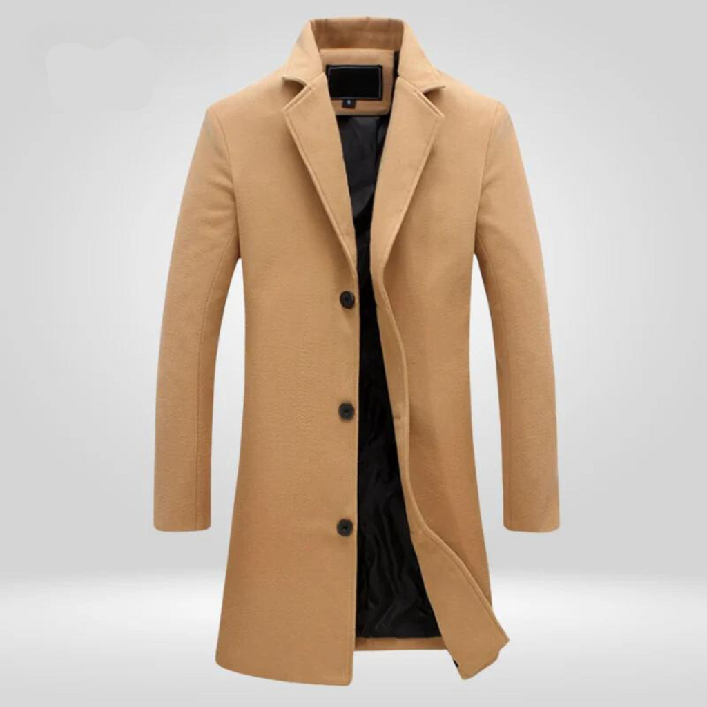 Men's Tailored Winter Overcoat – Classic Longline Layer
