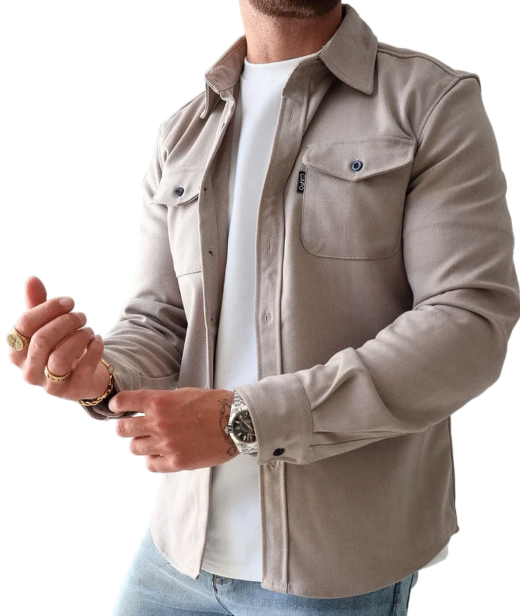 Men's Modern Fit Shirt in Soft-Touch Fabric