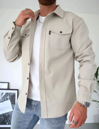 Men's Modern Fit Shirt in Soft-Touch Fabric