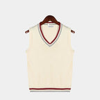 Men's V-Neck Cable Knit Slipover