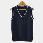 Men's V-Neck Cable Knit Slipover
