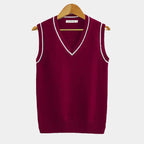 Men's V-Neck Cable Knit Slipover