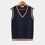 Men's V-Neck Cable Knit Slipover