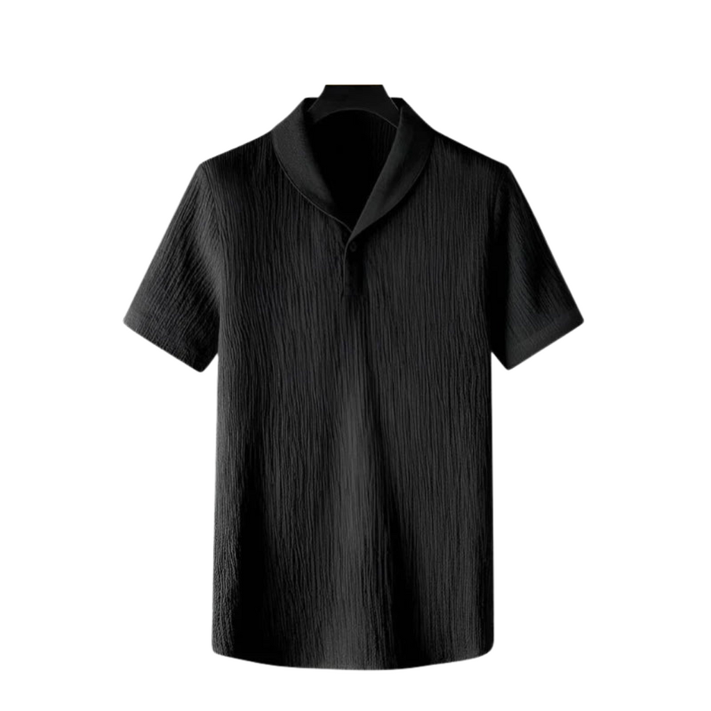 Men's Cotton Polo and Trouser Co-Ord – Monochrome