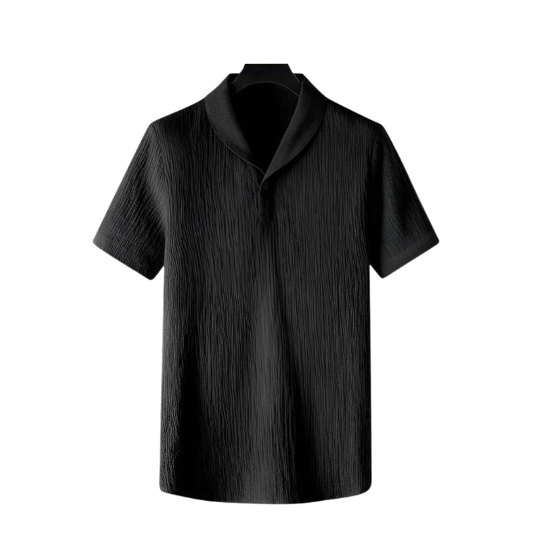 Men's Cotton Polo and Trouser Co-Ord – Monochrome