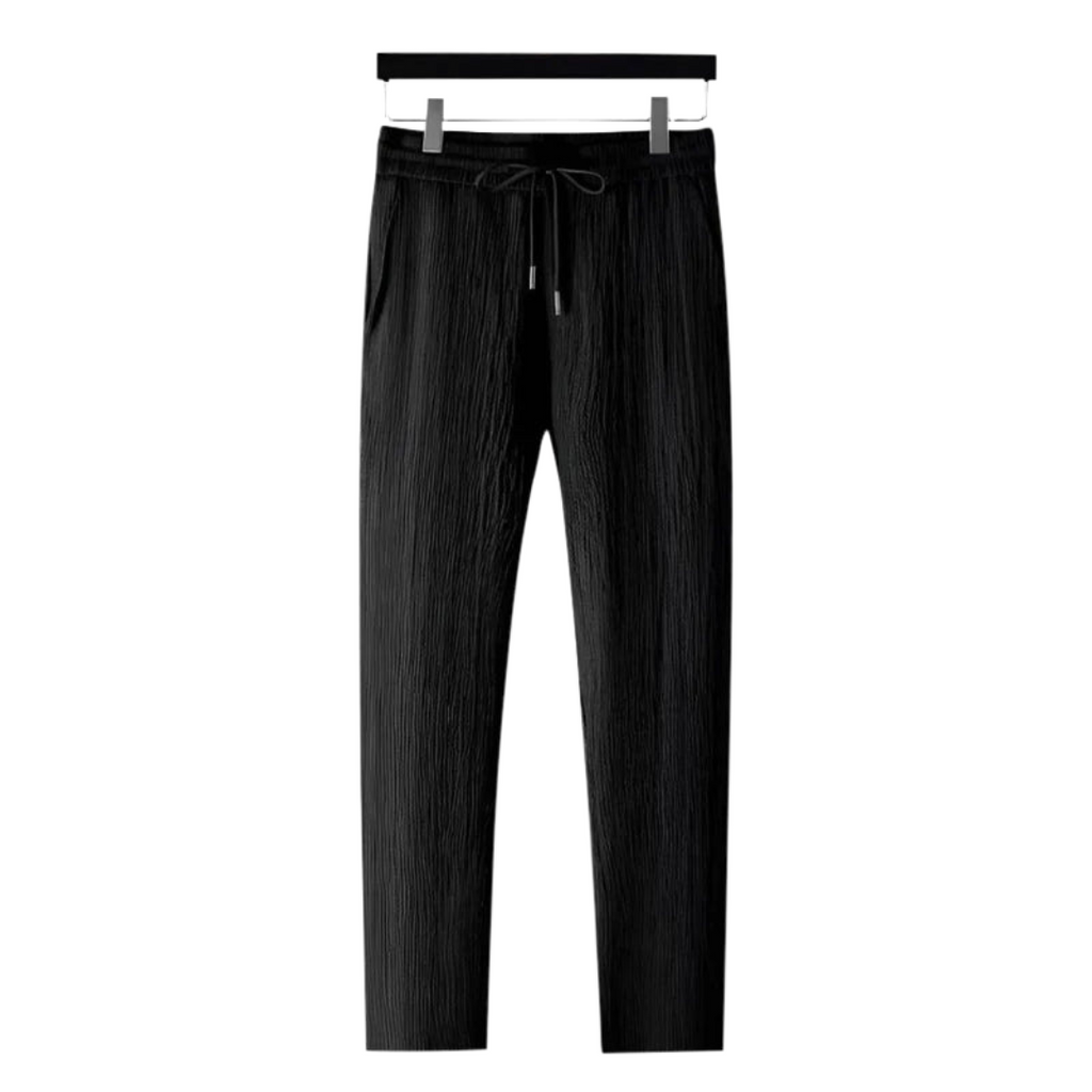 Men's Cotton Polo and Trouser Co-Ord – Monochrome