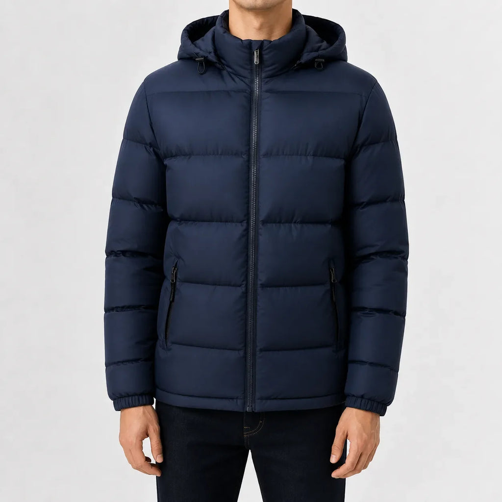 Men's Puffer Jacket with Hood – Style 7