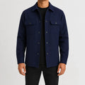 Men's Overshirt with Mandarin Collar – Style 2