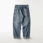 Men's Vintage-Wash Baggy Jeans – Relaxed Wide-Leg Denim
