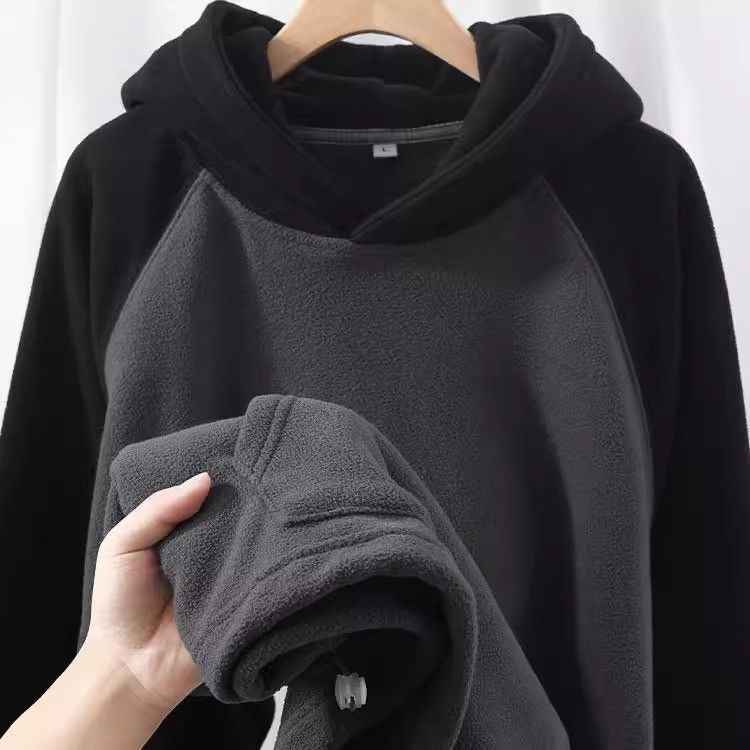 Men's Oversized Hooded Anorak Jacket – Warm Waterproof Layer