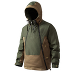 Men's Waterproof Hooded Down Anorak Jacket