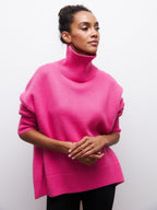 Women's Turtleneck Jumper – Orange
