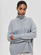 Women's Turtleneck Jumper – Orange