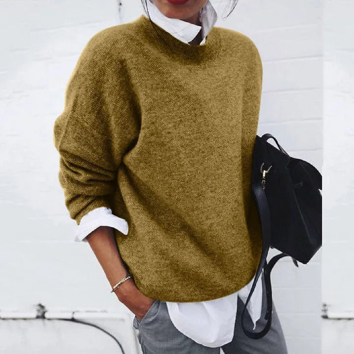 Women's Crew-neck Jumper with long sleeves