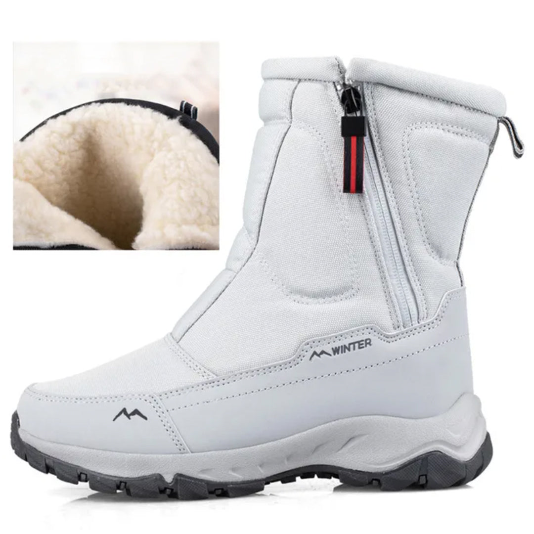 Men's Mid-Calf Snow Boots – Water-Repellent Winter Footwear
