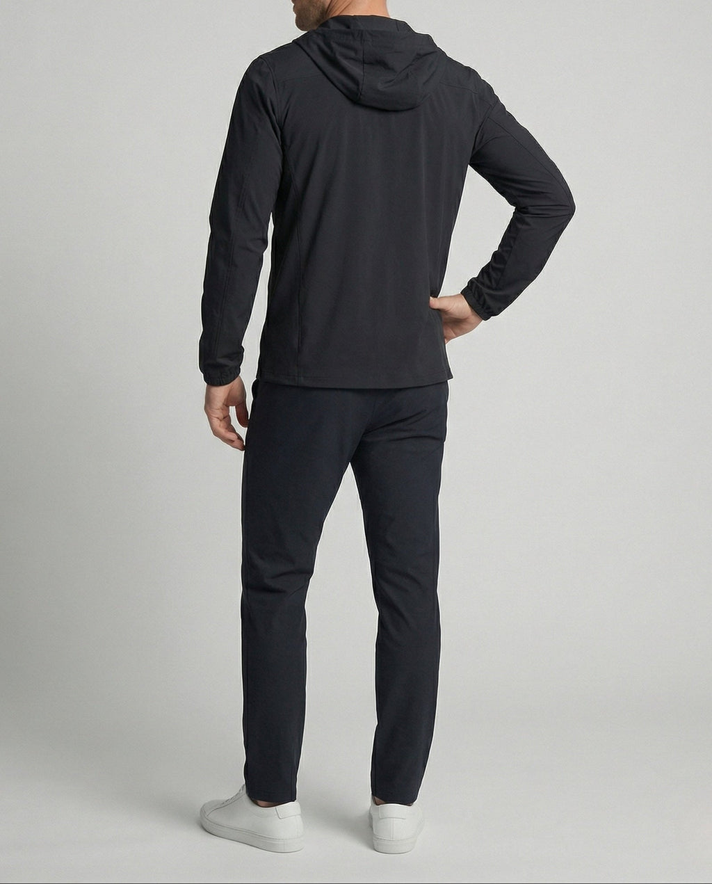 Men's Lightweight Hooded Zip-Up Jacket – Streamlined Casual Layer