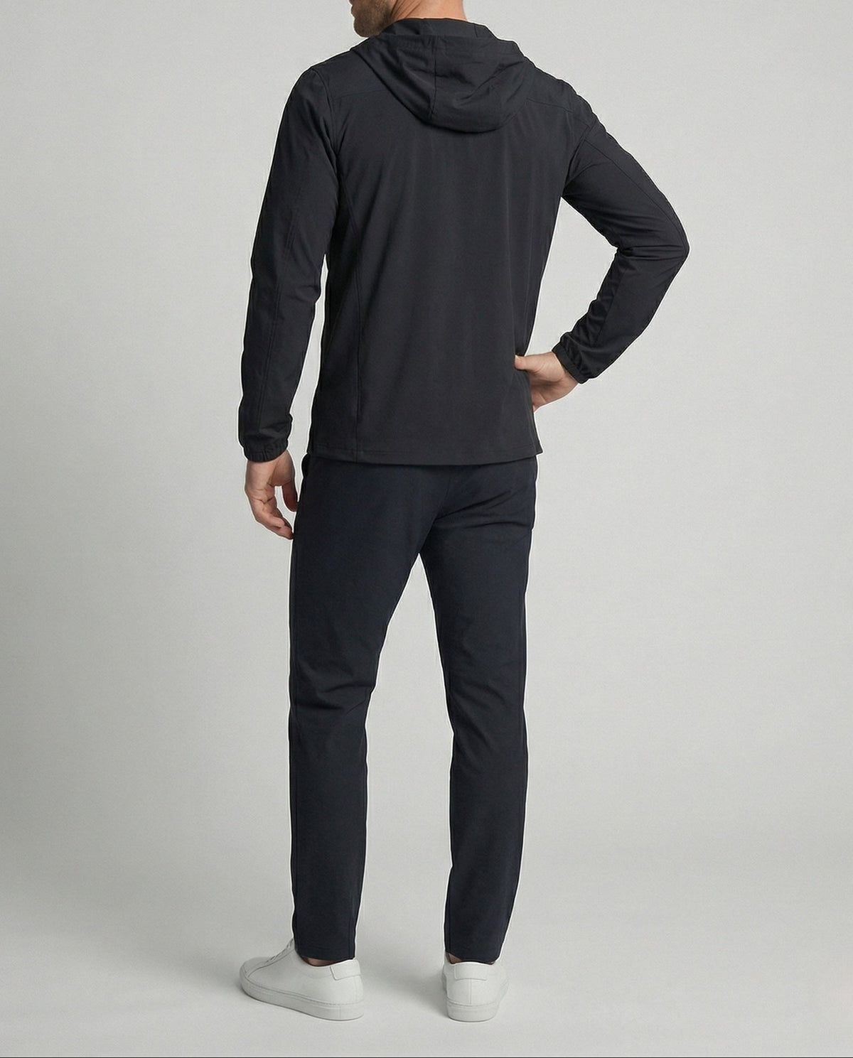 Men's Lightweight Hooded Zip-Up Jacket – Streamlined Casual Layer
