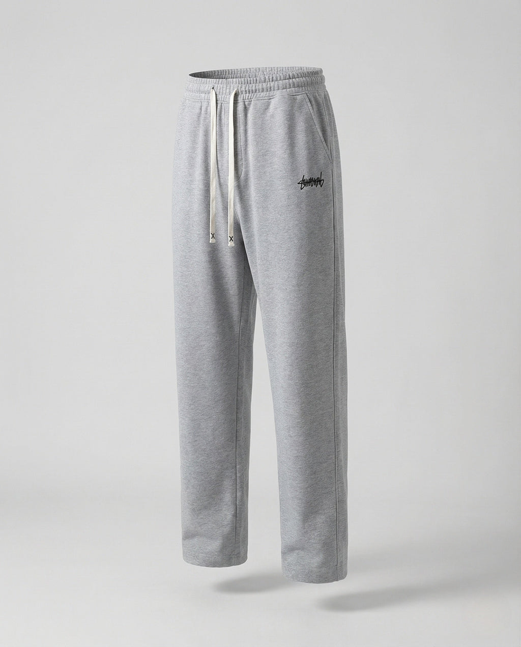 Men's Straight-Leg Sweatpants with Drawstring Waist