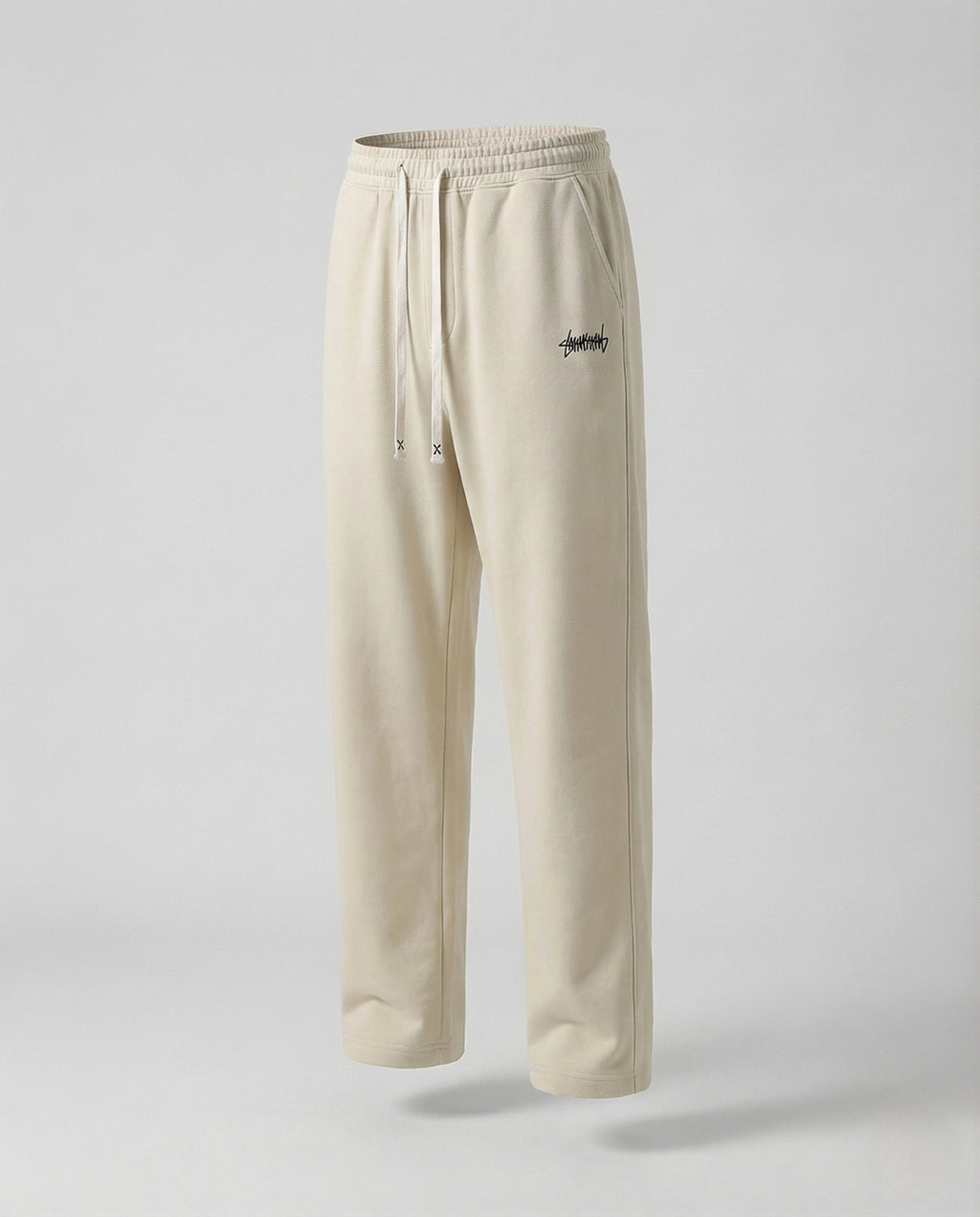 Men's Straight-Leg Sweatpants with Drawstring Waist