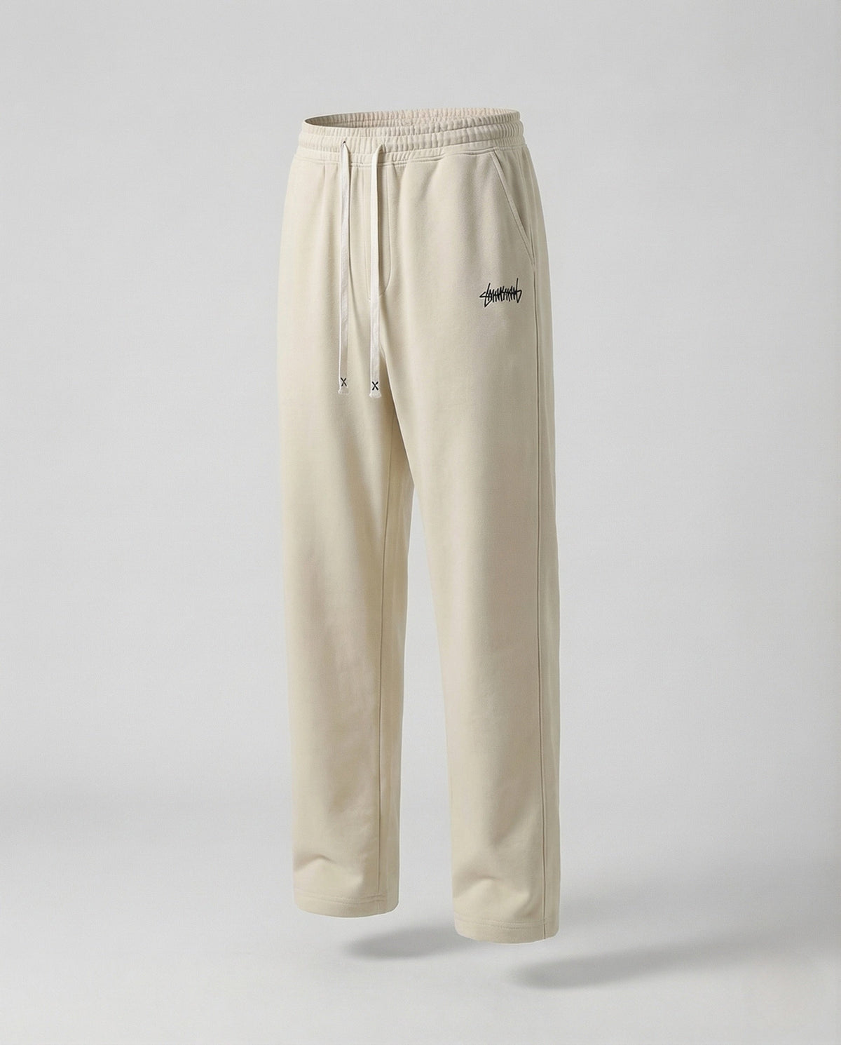 Men's Straight-Leg Sweatpants with Drawstring Waist