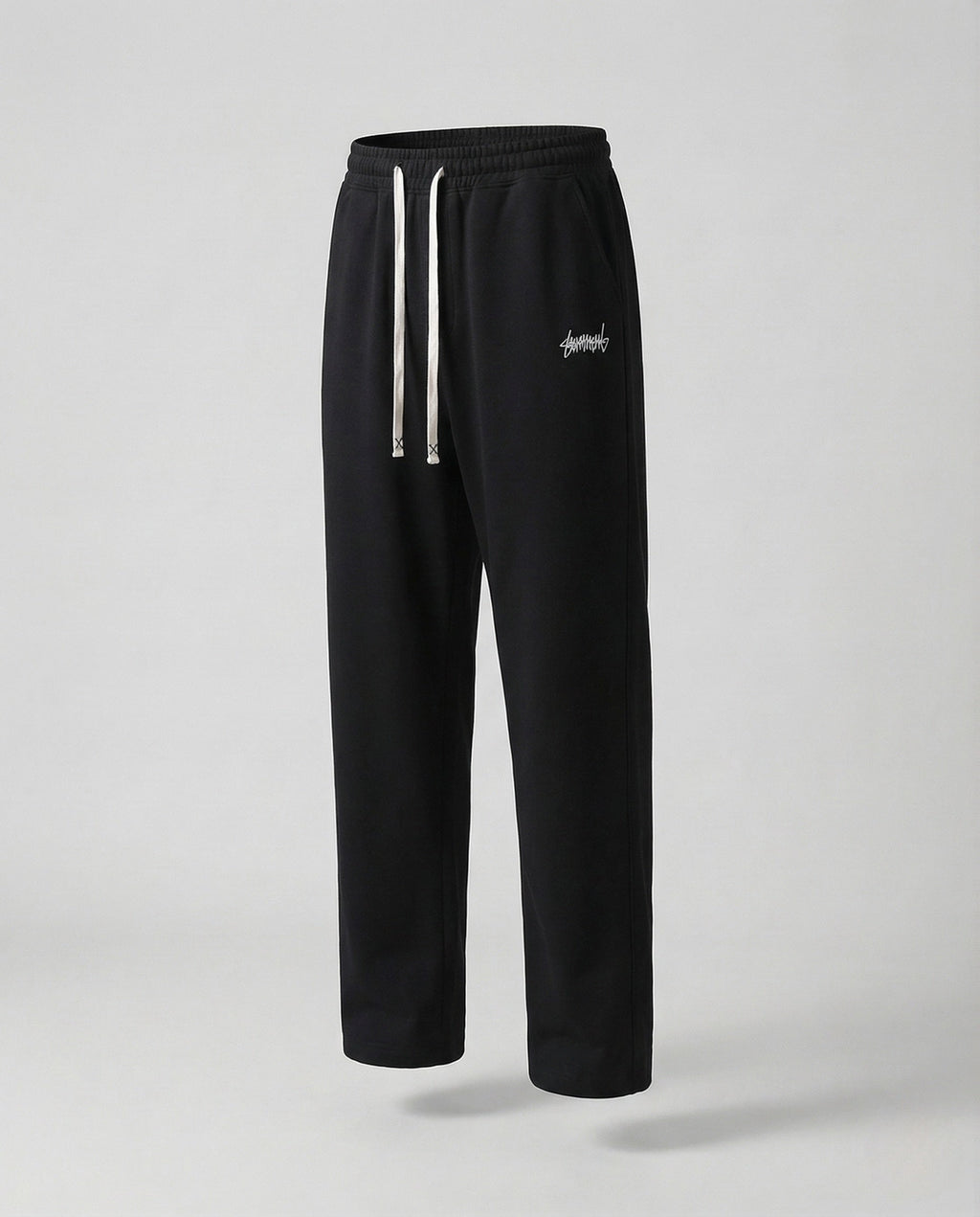 Men's Straight-Leg Sweatpants with Drawstring Waist