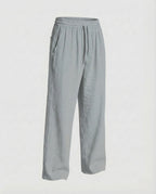 Men's Relaxed linen-look Blend Trousers with Drawstring Waist