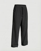 Men's Relaxed linen-look Blend Trousers with Drawstring Waist