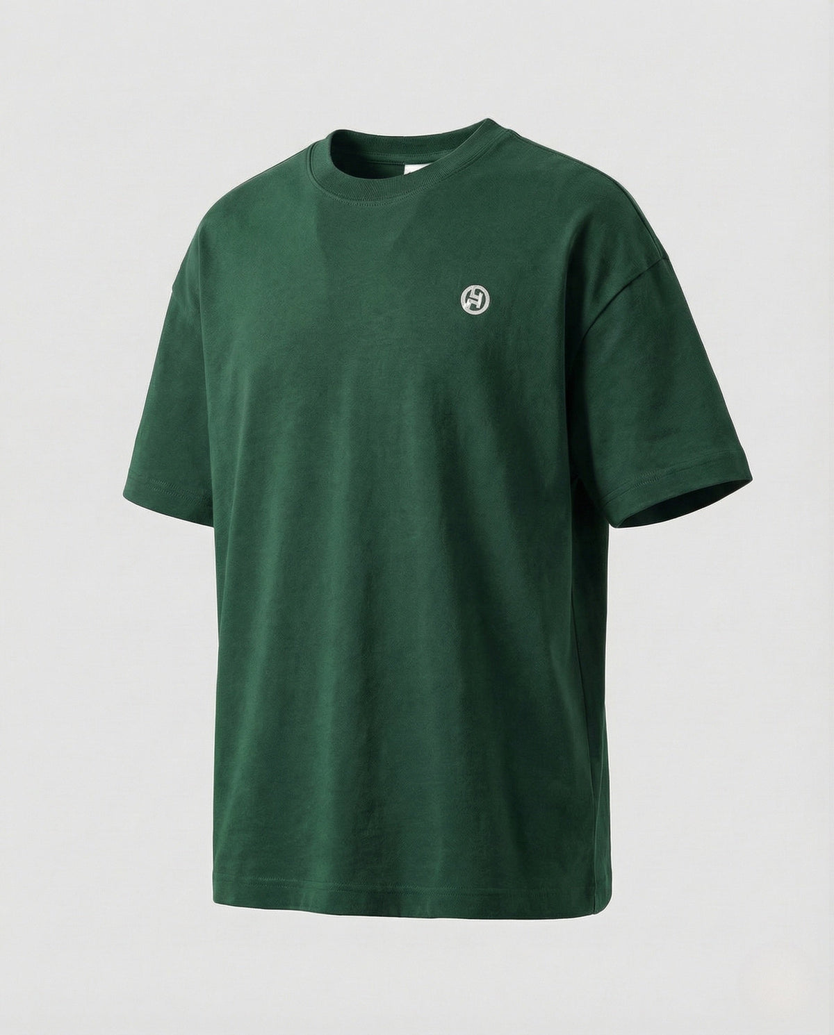 Men's Oversized Cotton Blend T-Shirt with Dropped Shoulders