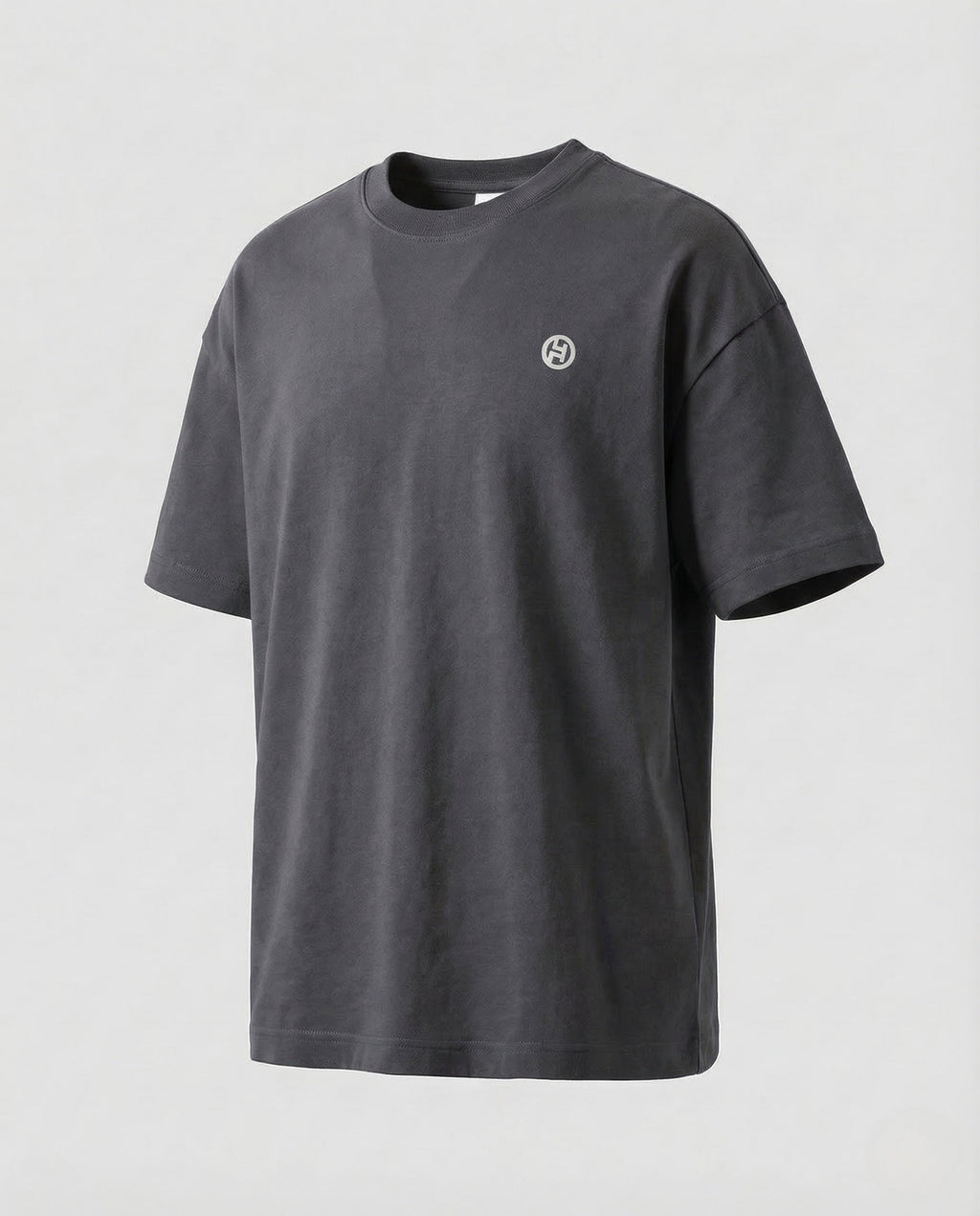 Men's Oversized Cotton Blend T-Shirt with Dropped Shoulders