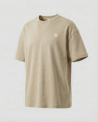 Men's Oversized Cotton Blend T-Shirt with Dropped Shoulders