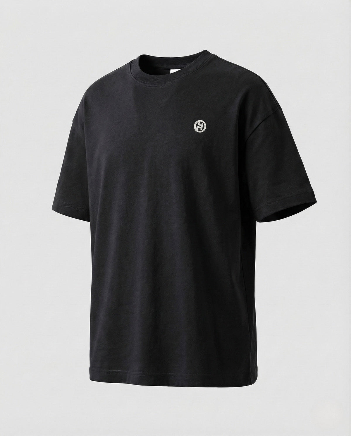 Men's Oversized Cotton Blend T-Shirt with Dropped Shoulders