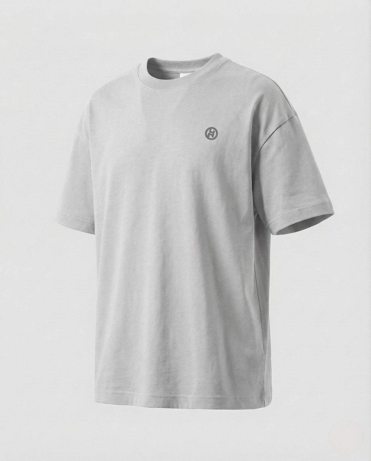 Men's Oversized Cotton Blend T-Shirt with Dropped Shoulders